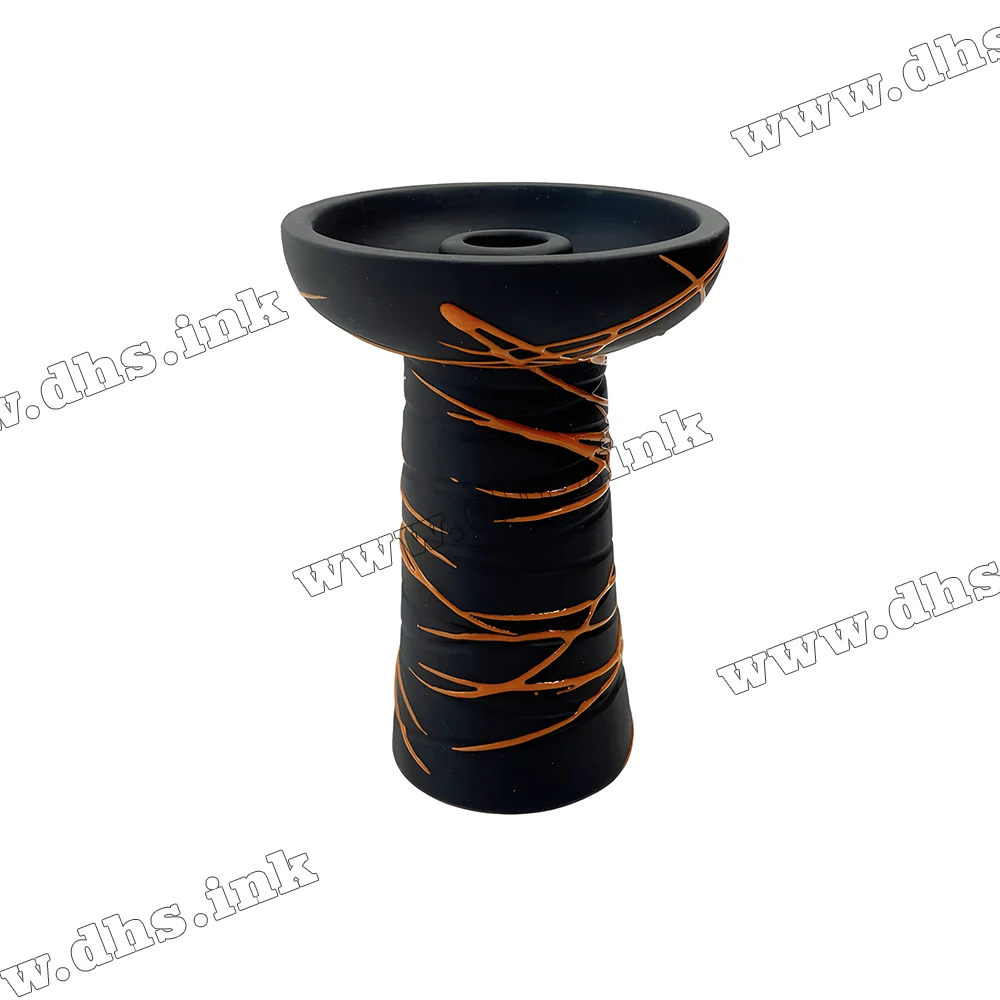 Чаша для кальяну Gusto Bowls - Classic Phunnel Glaze Orange